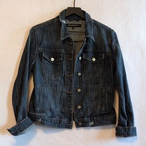 Prosperity Women's Classic Blue Jean Jacket Coat Large Lady's Denim Versatile